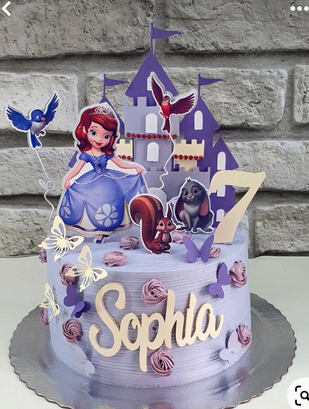 purple-sofia-birthday-cake - Mundo Ovo