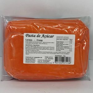 PASTA DE ACUÇAR DE 1 KG LARANJA