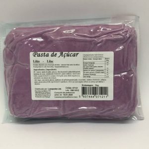 PASTA DE ACUÇAR DE 1 KG LILAS