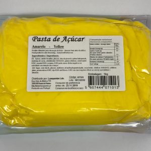 PASTA DE ACUÇAR DE 1 KG AMARELO