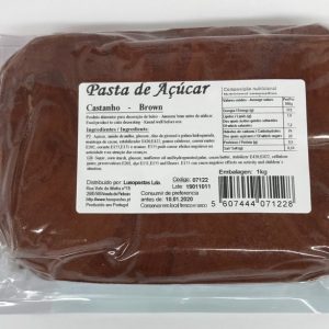 PASTA DE ACUÇAR DE 1 KG CASTANHO